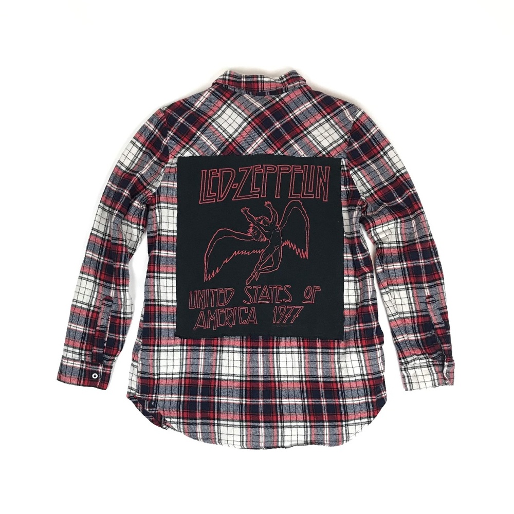 Reworked Led Zeppelin flannel